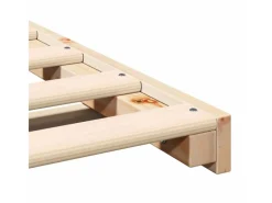 Hot vidaXL Bodenbettgestell 180 x 200 cm Massivholz Kiefer 873061 Braun