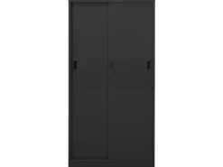 vidaXL Büroschrank mit Schiebetür Anthrazit 90x40x180 cm Stahl Modell 1