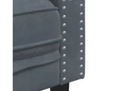 vidaXL Chesterfield-Sessel Dunkelgrau Samt 2146438