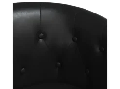 vidaXL Clubsessel Schwarz Kunstleder Modell 2