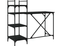 vidaXL Computertisch mit Regal 120x47x109 cm 836213