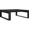 Hot vidaXL Couchtisch Schwarz 100x100x35 cm Holzwerkstoff Modell 1