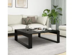 Hot vidaXL Couchtisch Schwarz 100x100x35 cm Holzwerkstoff Modell 1