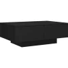 vidaXL Couchtisch Schwarz 90x60x31 cm Holzwerkstoff