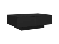 vidaXL Couchtisch Schwarz 90x60x31 cm Holzwerkstoff