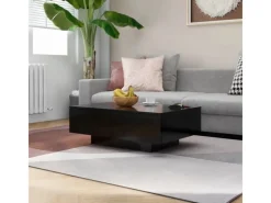 vidaXL Couchtisch Schwarz 90x60x31 cm Holzwerkstoff