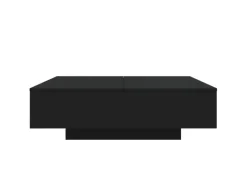 vidaXL Couchtisch Schwarz 100x100x31 cm Holzwerkstoff