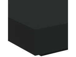 vidaXL Couchtisch Schwarz 100x100x31 cm Holzwerkstoff