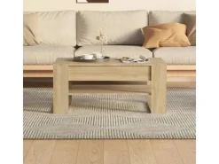 vidaXL Couchtisch Sonoma-Eiche 102x55x45 cm Holzwerkstoff