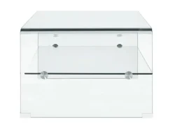 Best vidaXL Couchtisch Transparent 98×45×31 cm Hartglas 284745