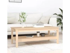 Best vidaXL Couchtisch 110x50x40 cm Massivholz Kiefer 814274 Natur