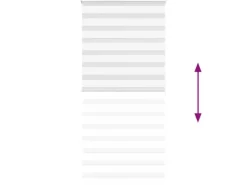 Best vidaXL Doppelrollo 100x200 cm Stoffbreite 95,9 cm Polyester 4014781 Weiß