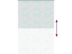 vidaXL Duschrollo 140x240 cm Blasenmuster 142868