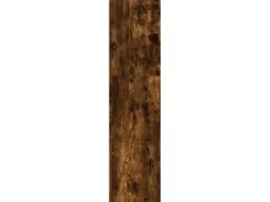 Discount vidaXL Eckregal Räuchereiche 33x33x132 cm Holzwerkstoff