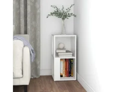 vidaXL Eckregal Weiß 33x33x67 cm Holzwerkstoff