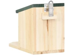 vidaXL Eichhörnchen Futterhäuser 4 Stk. Tannenholz