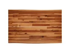 vidaXL Esstisch Baumkante 110x70x75 cm Massivholz Akazie