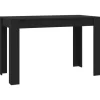 Hot vidaXL Esstisch Schwarz Holzwerkstoff 120x60x76 cm