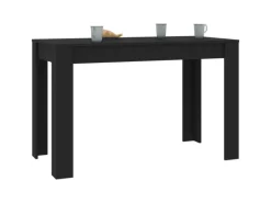 Hot vidaXL Esstisch Schwarz Holzwerkstoff 120x60x76 cm