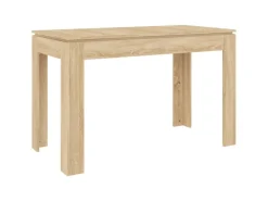vidaXL Esstisch Sonoma-Eiche 120x60x76 cm Holzwerkstoff