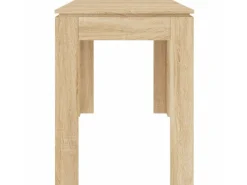 vidaXL Esstisch Sonoma-Eiche 120x60x76 cm Holzwerkstoff