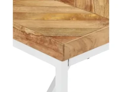 vidaXL Esstisch 180x90x76 cm Akazie und Mango Massivholz mit natürlichem Finish