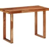 Hot vidaXL Esstisch 110x50x76 cm Massivholz Akazie