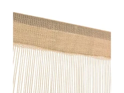 Outlet vidaXL Fadenvorhänge 2 Stk 100 x 250 cm Beige