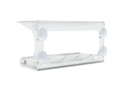 vidaXL Fenster-Futterstellen für Vögel 2 Stk. Acryl 30x12x15 cm