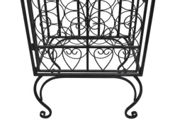 Online vidaXL Flaschenregal für 28 Flaschen Metall 47 x 35 x 111 cm