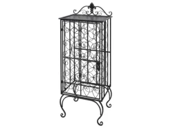 Online vidaXL Flaschenregal für 28 Flaschen Metall 47 x 35 x 111 cm