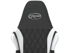 vidaXL Gaming-Stuhl Schwarz und Weiß Kunstleder Modell 7