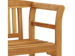 vidaXL Gartenbank 114 cm Massivholz Akazie