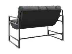 Online vidaXL Gartenbank mit Kissen Anthrazit 113 cm Stahl