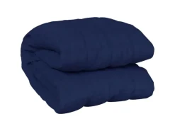 vidaXL Gewichtsdecke Blau 150x200 cm 7 kg Stoff