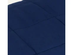 vidaXL Gewichtsdecke Blau 150x200 cm 7 kg Stoff