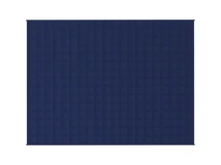 vidaXL Gewichtsdecke Blau 150x200 cm 7 kg Stoff