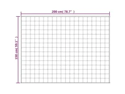vidaXL Gewichtsdecke Blau 150x200 cm 11 kg Stoff Modell 1