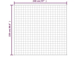 vidaXL Gewichtsdecke Blau 220x240 cm 15 kg Stoff Modell 1