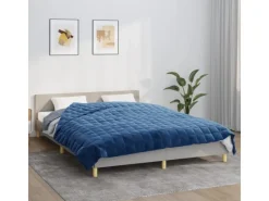 vidaXL Gewichtsdecke Blau 200x220 cm 13 kg Stoff Modell 1