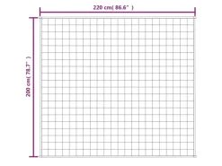 vidaXL Gewichtsdecke Blau 200x220 cm 13 kg Stoff Modell 1