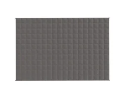 vidaXL Gewichtsdecke Grau 122x183 cm 9 kg Stoff Modell 1