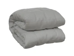 vidaXL Gewichtsdecke Grau 200x200 cm 9 kg Stoff Modell 1