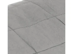 Sale vidaXL Gewichtsdecke Grau 140x200 cm 6 kg Stoff
