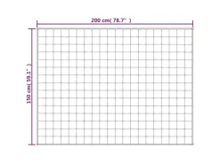 Sale vidaXL Gewichtsdecke Grau 150x200 cm 11 kg Stoff Modell 1