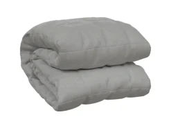 Sale vidaXL Gewichtsdecke Grau 120x180 cm 5 kg Stoff