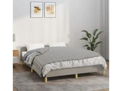 Sale vidaXL Gewichtsdecke Grau 120x180 cm 5 kg Stoff