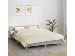 Sale vidaXL Gewichtsdecke Hellcreme 220x240 cm 11 kg Stoff Modell 1