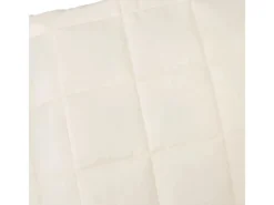 Best vidaXL Gewichtsdecke Hellcreme 220x260 cm 11 kg Stoff