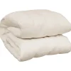 vidaXL Gewichtsdecke Hellcreme 200x220 cm 9 kg Stoff